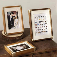 ZELVORA - Solid Walnut Photo Frame for a Refined Display
