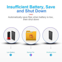 VOKAREC - Compact voice recorder with smart voice activation technology