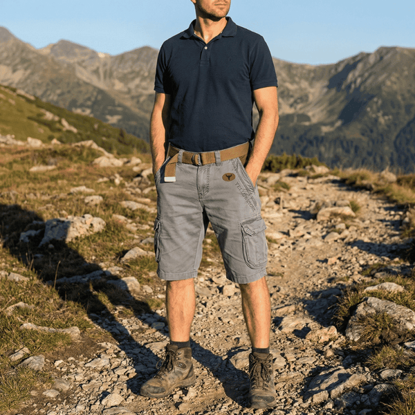 PATHRONA - Comfortable Men's Cargo Shorts for Utility & Daily Use
