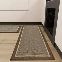 MATIVRA - Washable Non-Slip Kitchen Mat Set for Safer Footing
