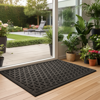 Waterabsorberende Deurmat met Antislip Rubberen Onderkant voor Binnen en Buiten