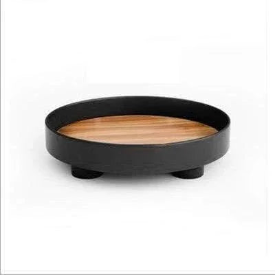 VARELUNE - Round Wood Tray for a Composed Coffee Table Display