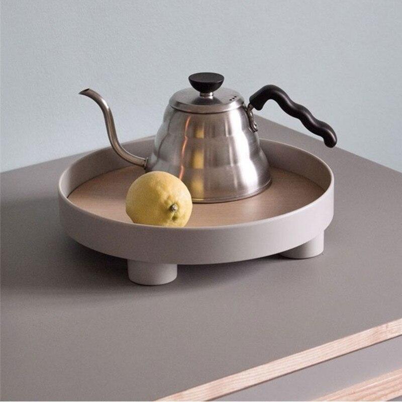 VARELUNE - Round Wood Tray for a Composed Coffee Table Display