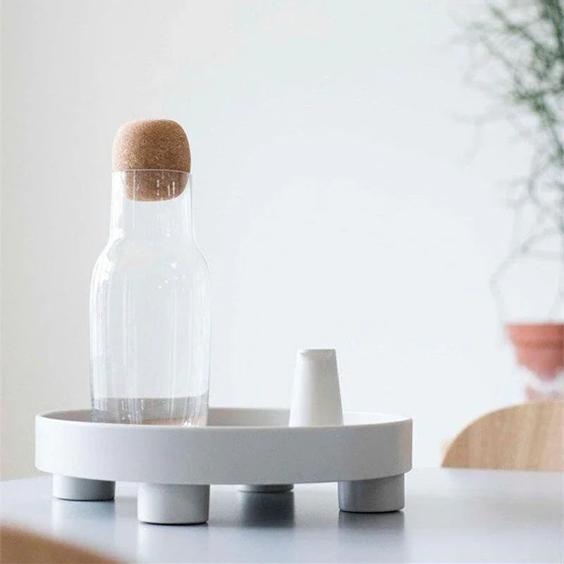 VARELUNE - Round Wood Tray for a Composed Coffee Table Display