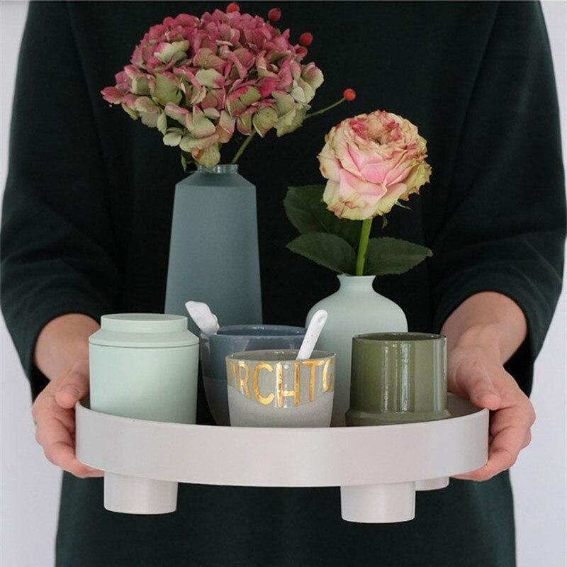 VARELUNE - Round Wood Tray for a Composed Coffee Table Display