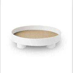VARELUNE - Round Wood Tray for a Composed Coffee Table Display