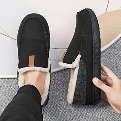 TERRAWOOL - Men's Synthetic Wool Loafers for Warm Indoor Comfort