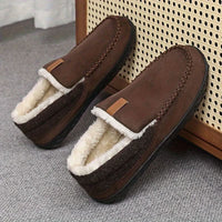 TERRAWOOL – Warm Men's Slip-On Shoes Made of Man-Made Wool