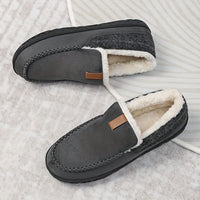 TERRAWOOL – Warm Men's Slip-On Shoes Made of Man-Made Wool