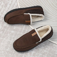 TERRAWOOL – Warm Men's Slip-On Shoes Made of Man-Made Wool