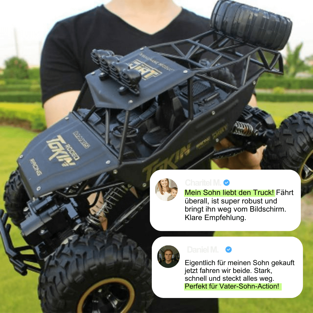 MUDRIVO - 4x4 RC Monster Truck for Confident Off-Road Control