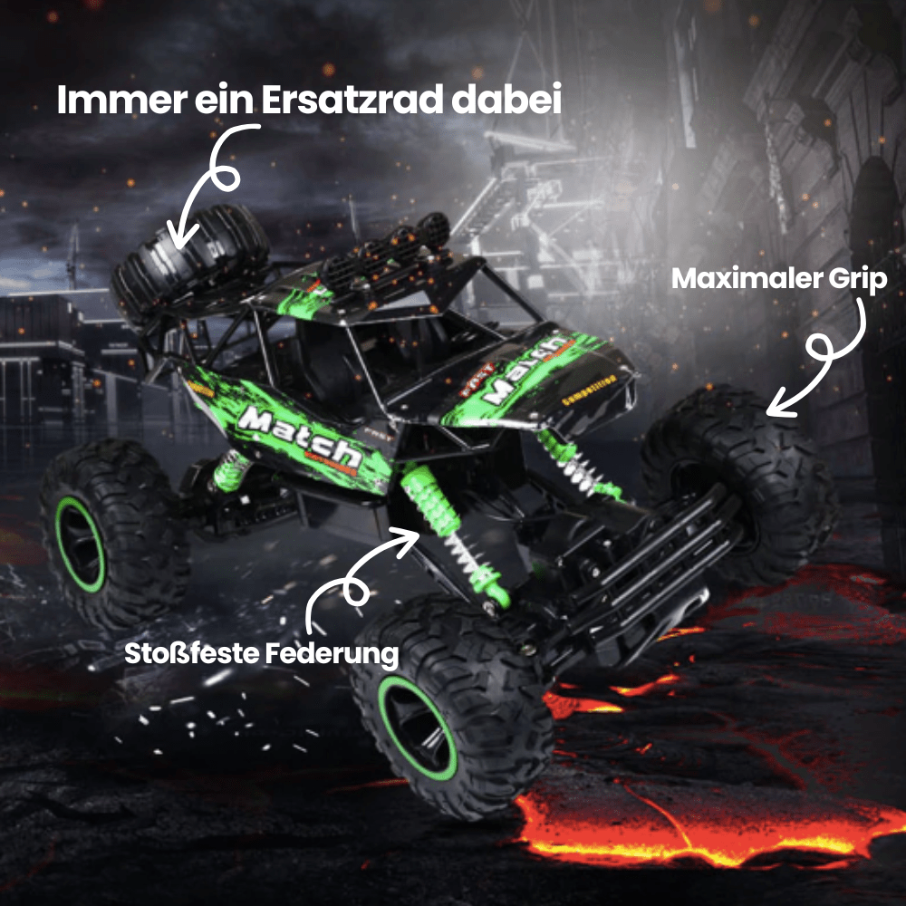 MUDRIVO - 4x4 RC Monster Truck for Confident Off-Road Control