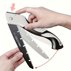 KERVANO - Folding Wood Saw for Controlled Cord-Free Cutting