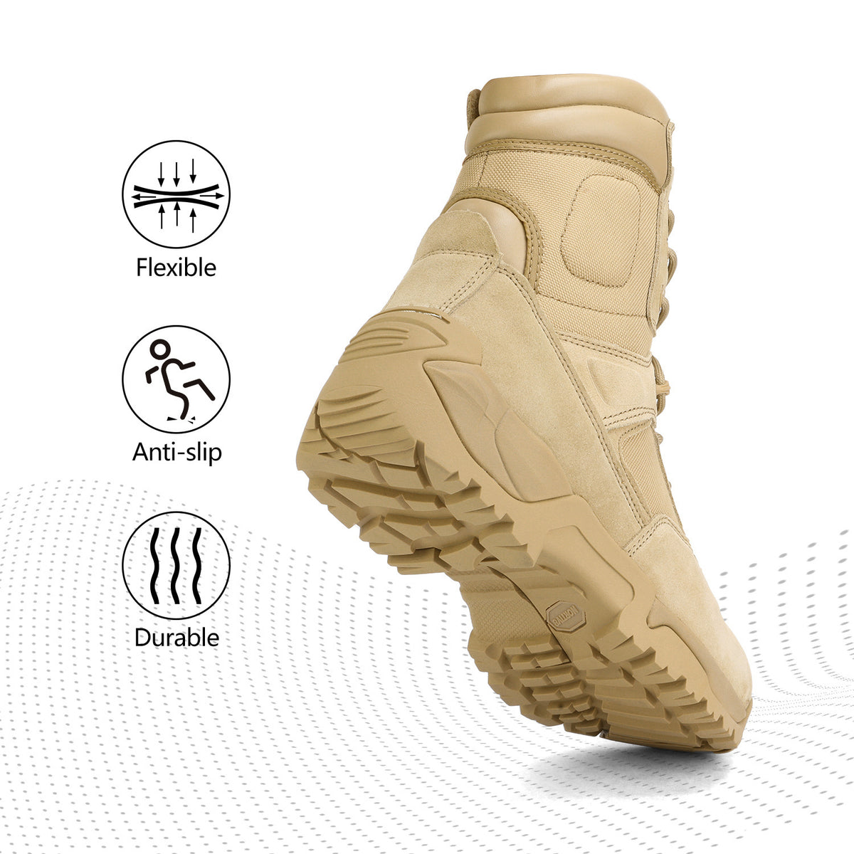 VELDRIK - Waterproof Tactical Boots for All-Day Outdoor Support