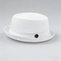 Summer Breathable Mesh Pork Pie Hat
