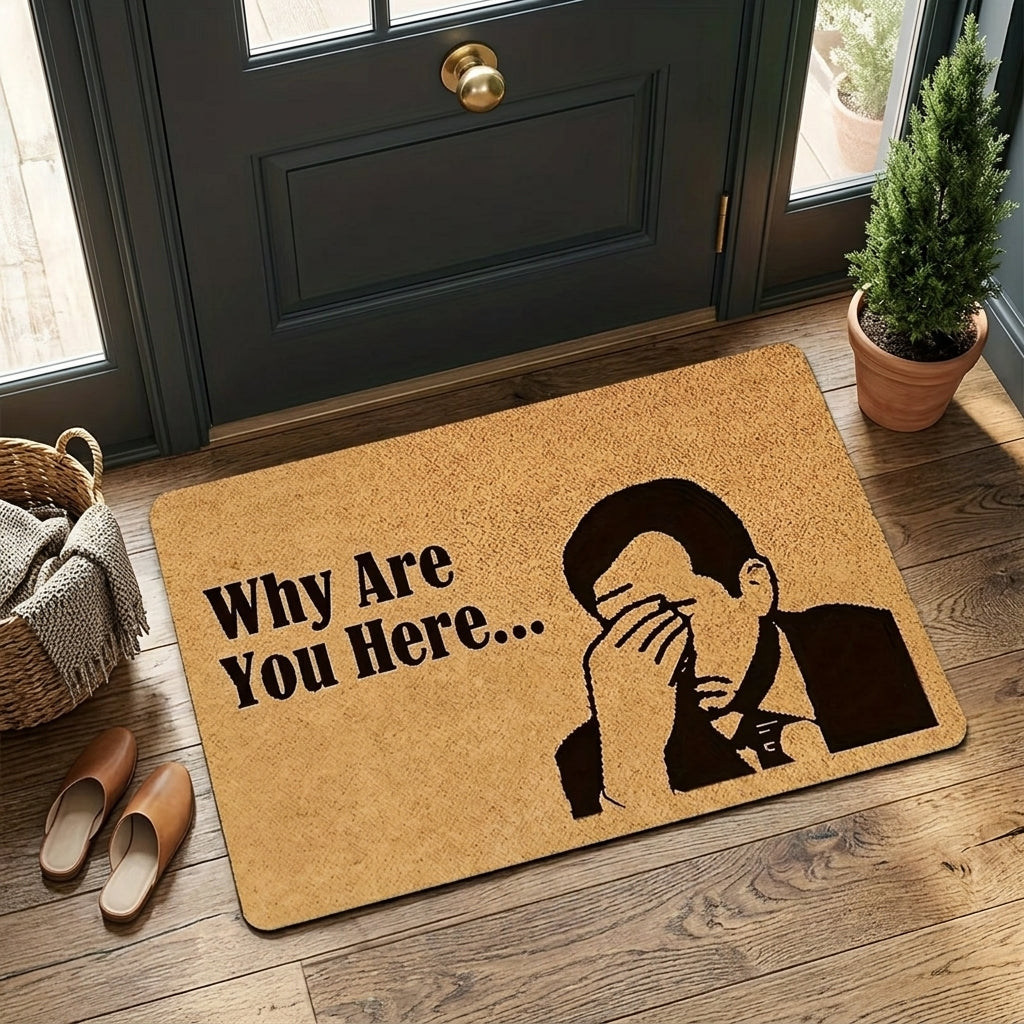 WELCOVA - Sarcastic Anti-Slip Doormat That Amuses Guests