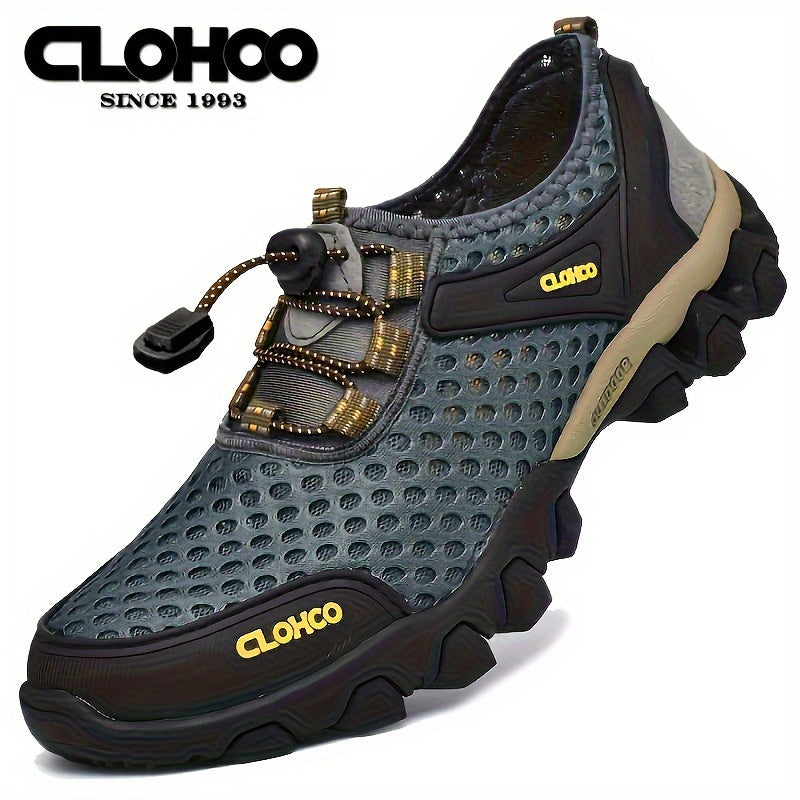 VELQARO - Men's Mesh Sneakers for Cushioned Outdoor Comfort