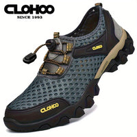 Mesh Shoes, Rubber Thick Sole, Handcrafted Cold Glue Shoes, Outdoor Casual Athletic Men'S Shoes