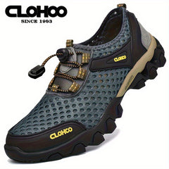 VELQARO - Men's Mesh Sneakers for Cushioned Outdoor Comfort
