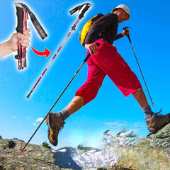 TRAVYRA - Foldable Trekking Poles for Steadier Steps on Trails