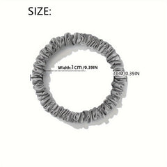 TRESYVA - Silk Scrunchie Set for Gentle, Friction-Reducing Styling