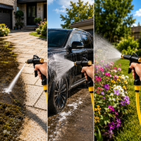 AQUAFORCE - Adjustable Water Blaster for Easier Outdoor Cleaning