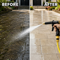 AQUAFORCE - Adjustable Water Blaster for Easier Outdoor Cleaning