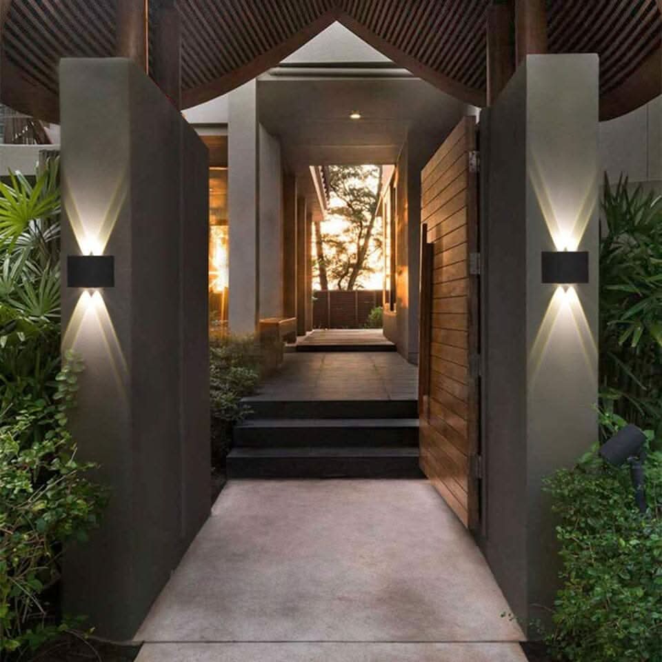YARDGLOW - Modern Outdoor Wall Light for Safer Entryways