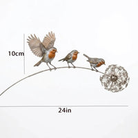 NATUREPERCH – Robin Garden Ornament for Patios, Gardens, and Walkways