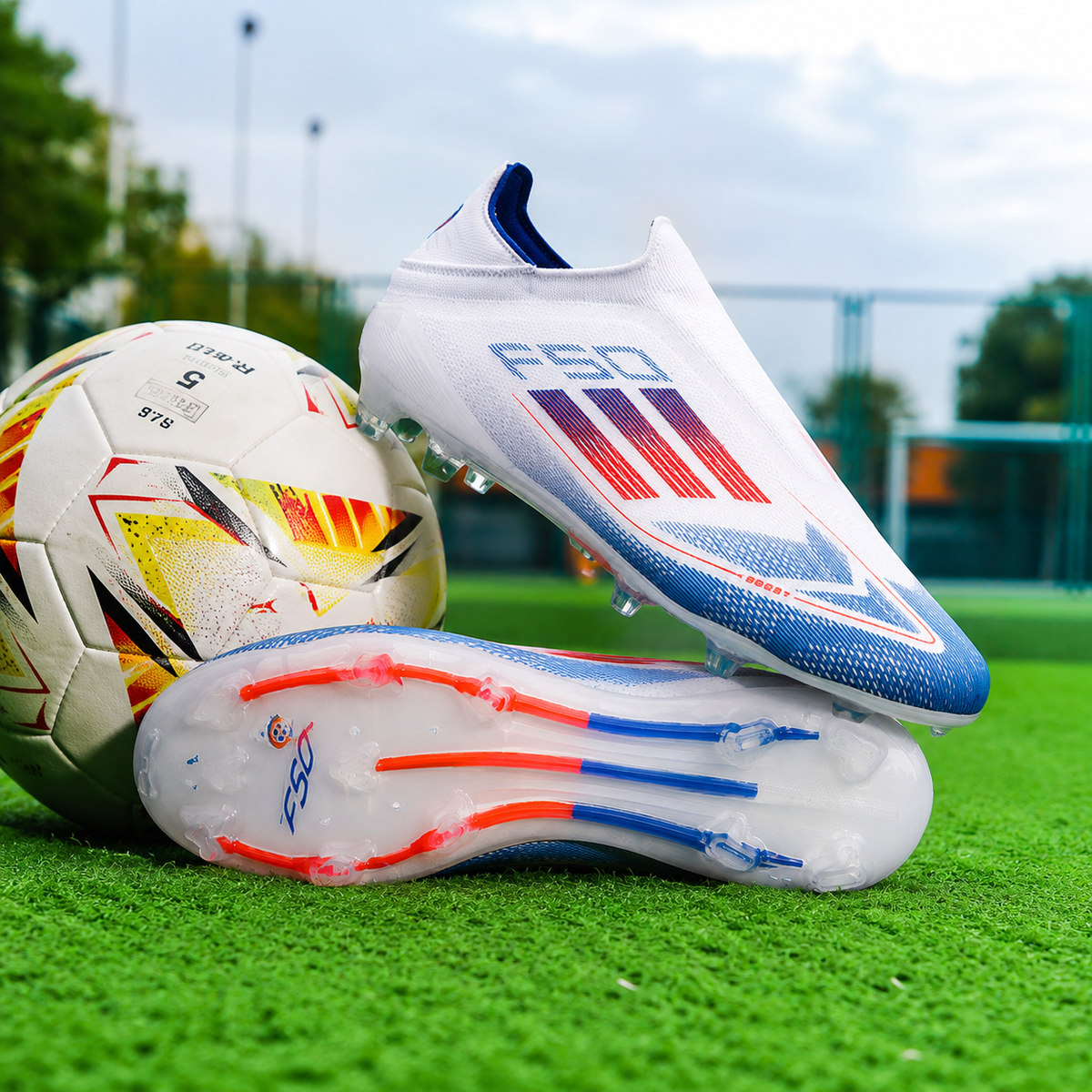 TRAVIXO - Soccer Cleats for Reliable Grip Indoors and Outdoors