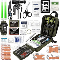 Versatile Outdoor Emergency Kit]Compatible with MOLLE System, This Survival First Aid Set Is a Must-Have for Camping, Hunting, Hiking, And Fishing. A Universal Emergency Gear Suitable for Both Men And Women, It Makes a Practical Gift Option