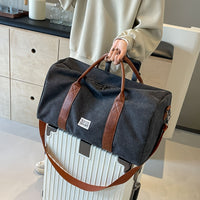 LUXIBAG - Large Capacity Vintage Washed Travel Duffel Bag Multi-Purpose Organizer