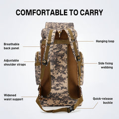 RUGVORA - Tactical Backpack for Organized Expedition Carry