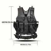 Quick Release Multi-Functional Breathable Vest for Outdoor Adventure, Camping, Hiking, Fishing, Training