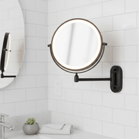 MAGNIFILUX - Rechargeable LED Magnifying Mirror for Precise Grooming
