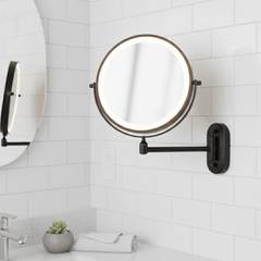 MAGNIFILUX - Rechargeable LED Magnifying Mirror for Precise Grooming
