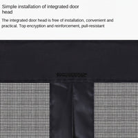 MAGNASEAL – Magnetic Mosquito Mesh Door Curtain for Hands-Free Insect Protection