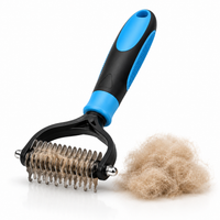 GROOMMASTER PRO – Dual-Sided Deshedding Brush for Dogs & Cats