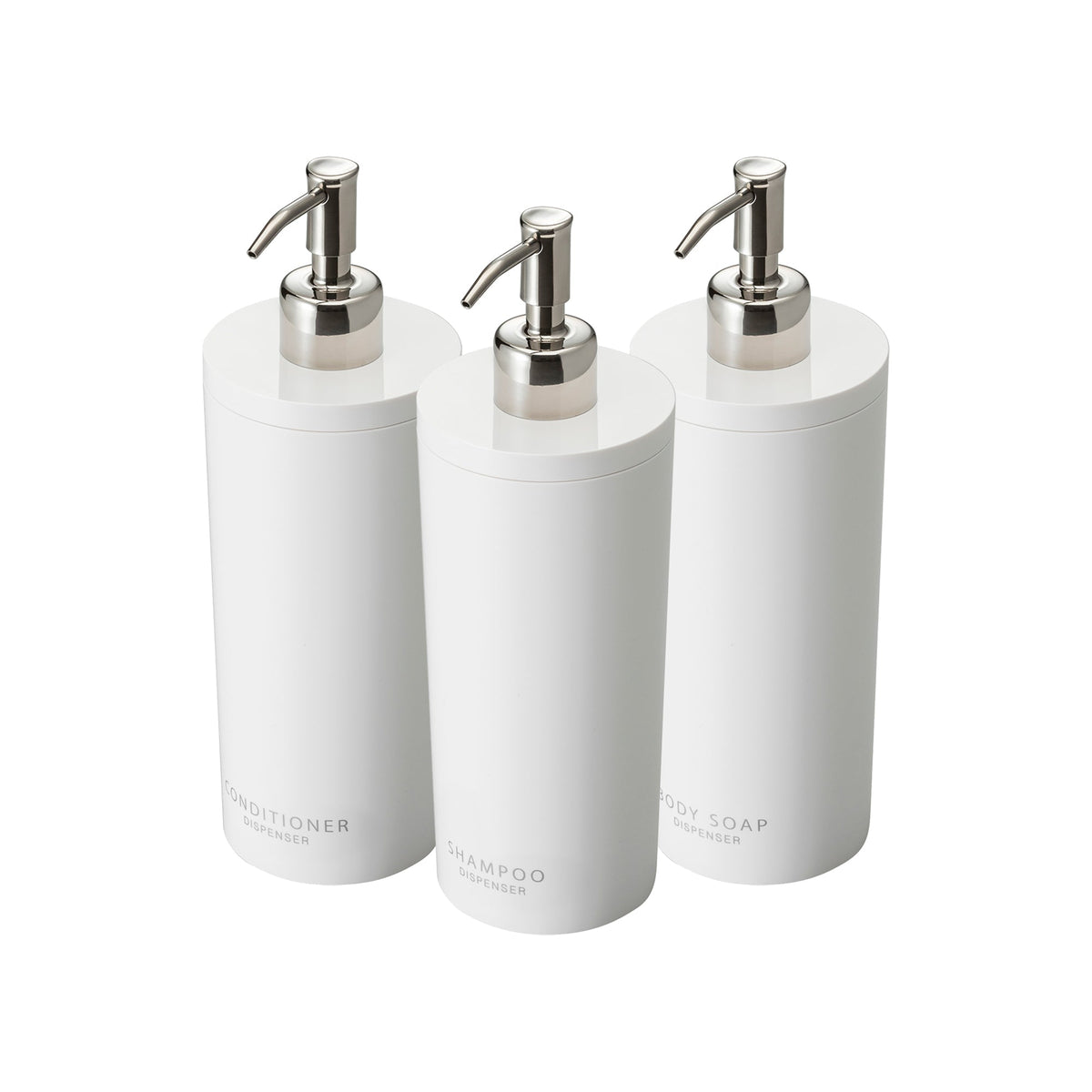 LAVYRA - Round Shower Dispenser Set for a Clutter-Free Bathroom
