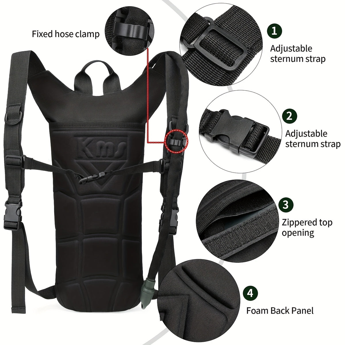 AQUAVYN - Hydration Backpack for Hands-Free Water on the Trail