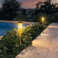 FLAMEGLOW – Solar Bamboo LED Lights for Outdoor Ambiance