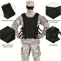 Quick Release Multi-Functional Breathable Vest for Outdoor Adventure, Camping, Hiking, Fishing, Training