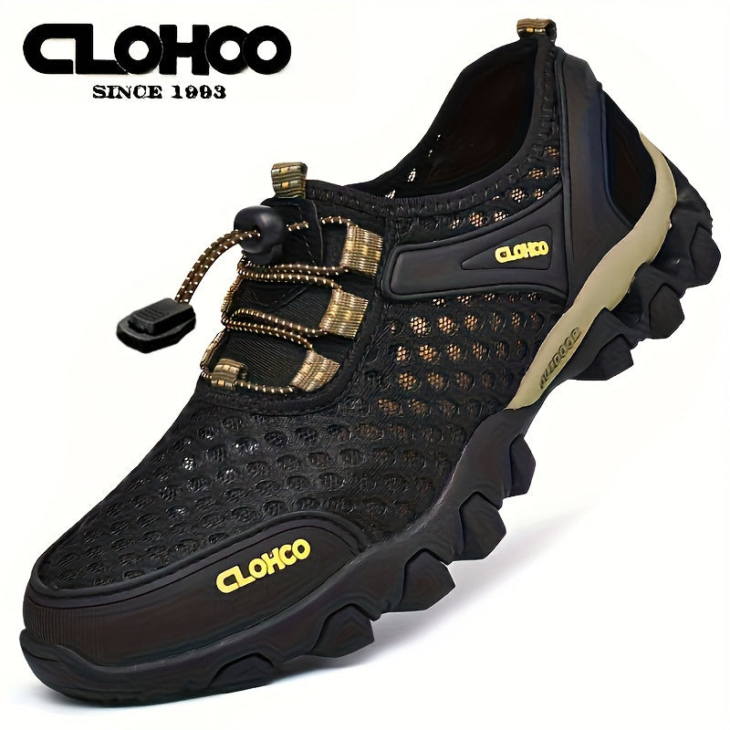 VELQARO - Men's Mesh Sneakers for Cushioned Outdoor Comfort