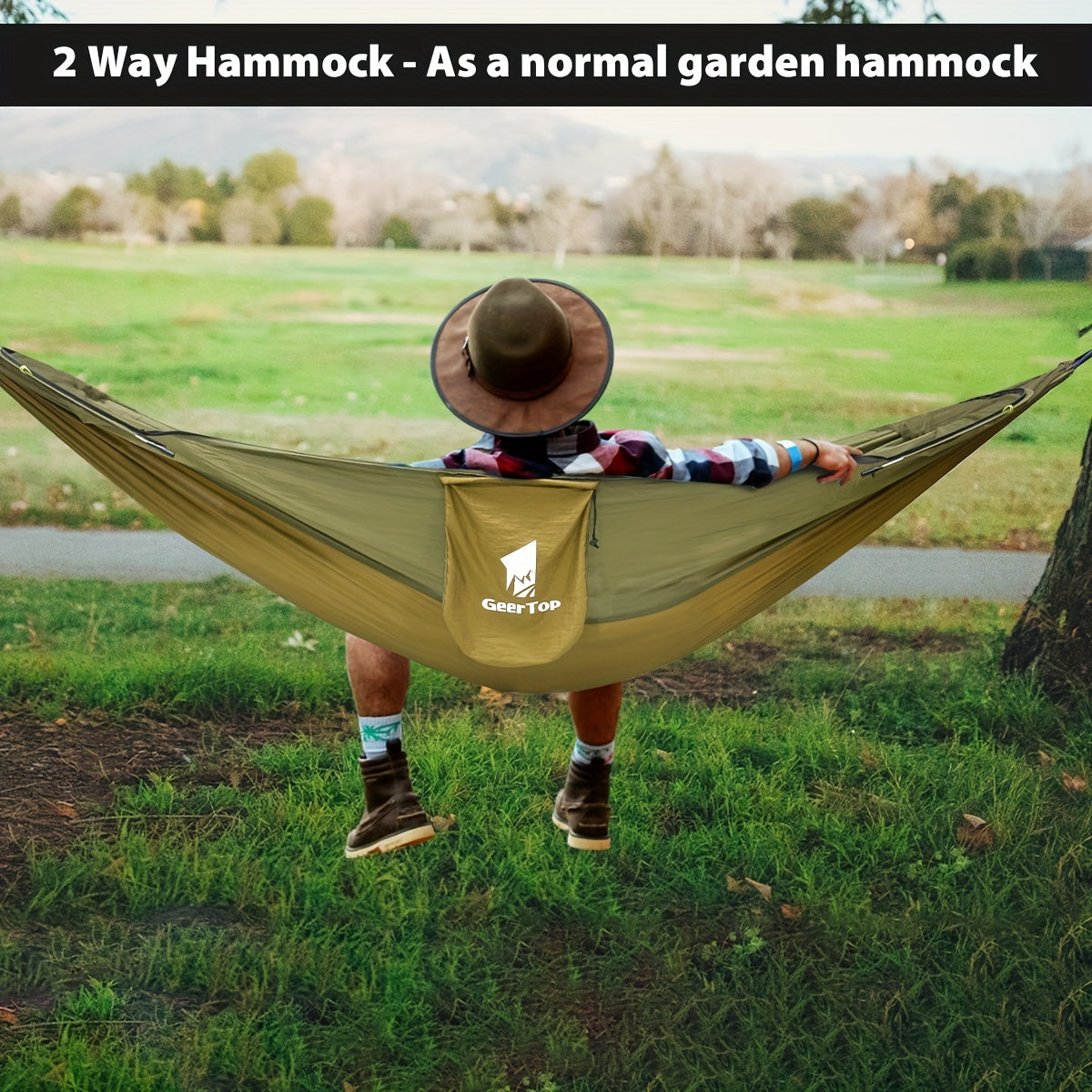 AERIVYN - 3-in-1 Camping Hammock for Sheltered Rest