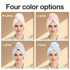 TRESSIVA - Oversized Microfiber Hair Towel for Faster Drying