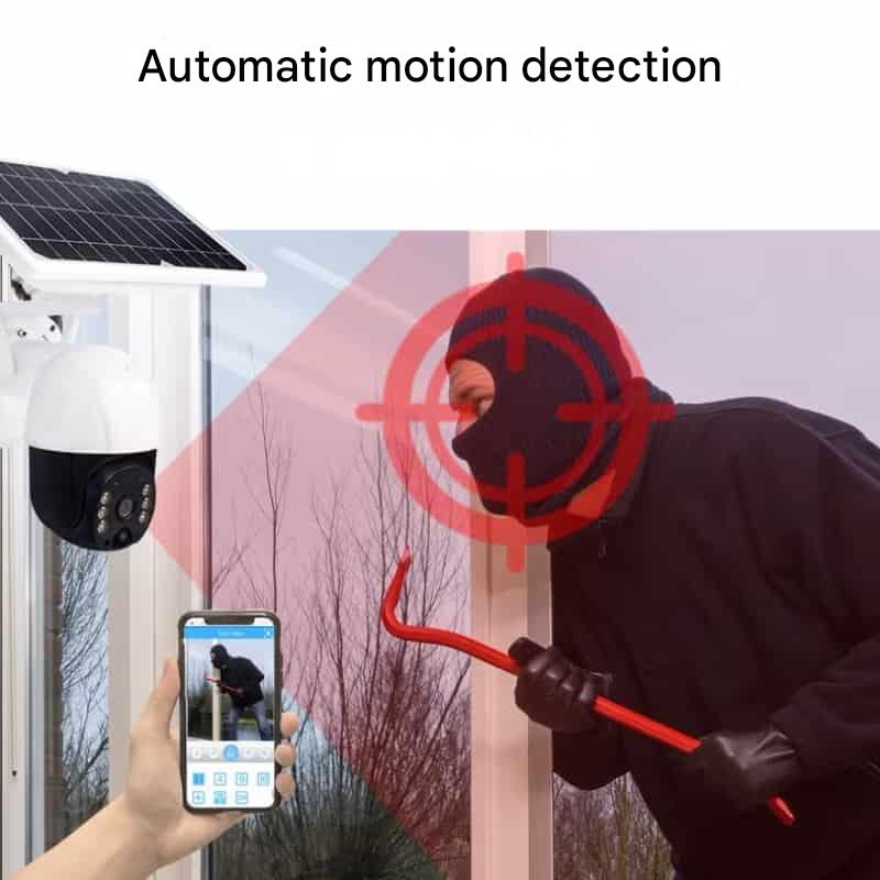 OCULYRA - Solar 4K Security Camera for Cable-Free Monitoring