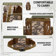 RUGVORA - Tactical Backpack for Organized Expedition Carry