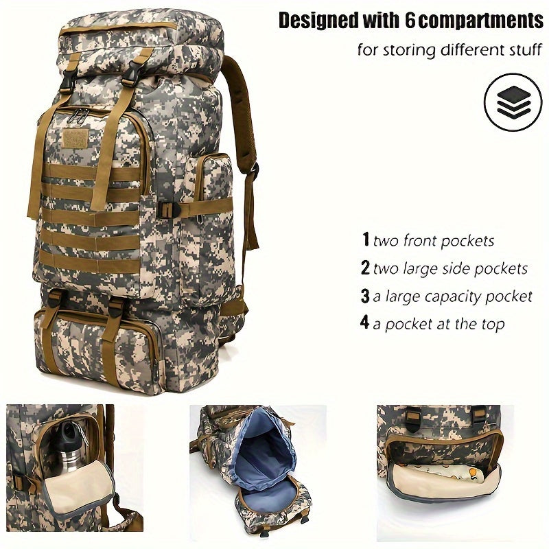 FOLDARA - Foldable Printed Backpack for Easy Travel Storage