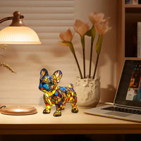 MOSAFAWN - Stained Glass Animal Lamp for a Warm Artistic Glow