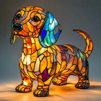 MOSAFAWN - Stained Glass Animal Lamp for a Warm Artistic Glow